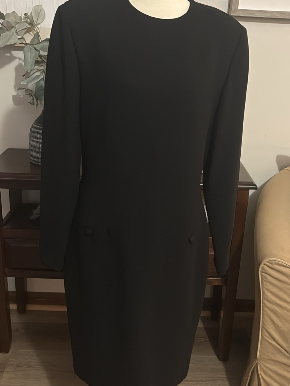 YL by Yair Black Shift Dress